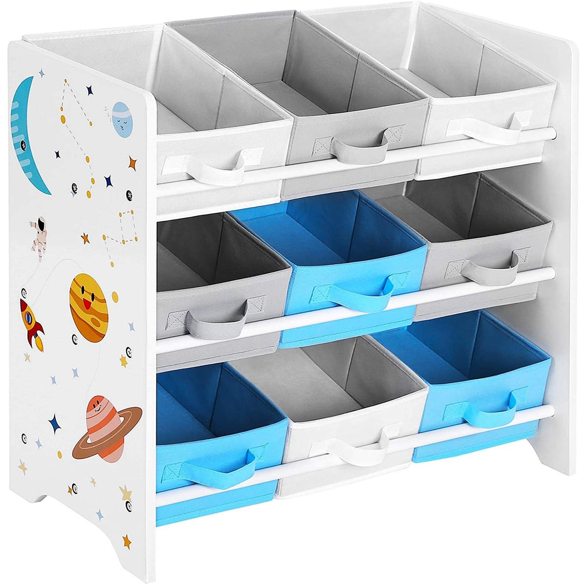 SONGMICS Tároló polc gyerekszobába, játék rendszerező 62x29x60cm – 1. kép