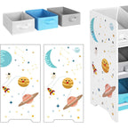 SONGMICS Tároló polc gyerekszobába, játék rendszerező 62x29x60cm – 2. kép