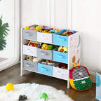 SONGMICS Tároló polc gyerekszobába, játék rendszerező 62x29x60cm – 7. kép