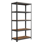 SONGMICS Polcos állvány, 175kg polconkénti teherbírással, fekete 200x100x50cm – 1. kép