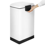 SONGMICS fehér 30 literes pedálos szemetes – 5. kép