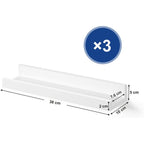 SONGMICS fehér lebegő fali polc szett – 3. kép